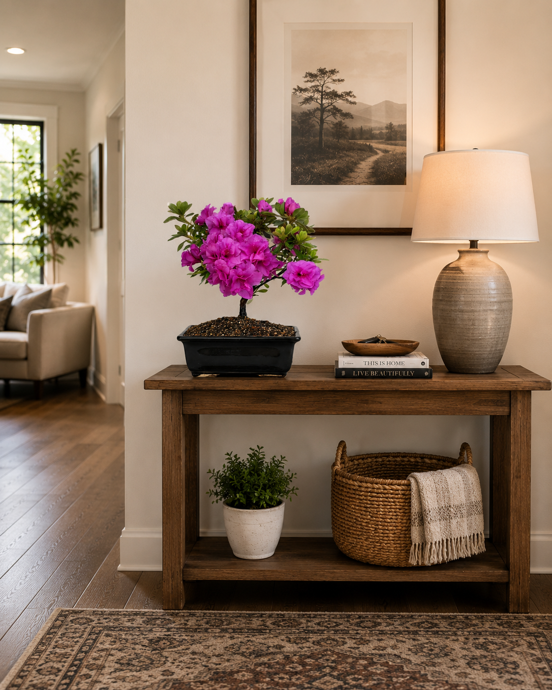 TODOROKI Purple Azalea Bonsai Tree