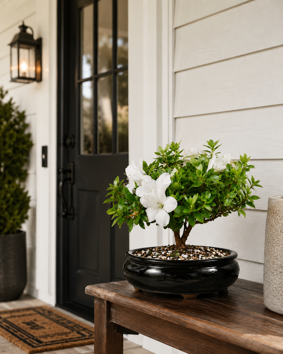 TODOROKI White Azalea Bonsai Tree